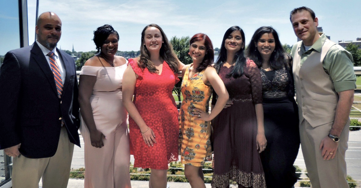 The Ghent Family Medicine Residency Class of 2019 poses for a group photo.